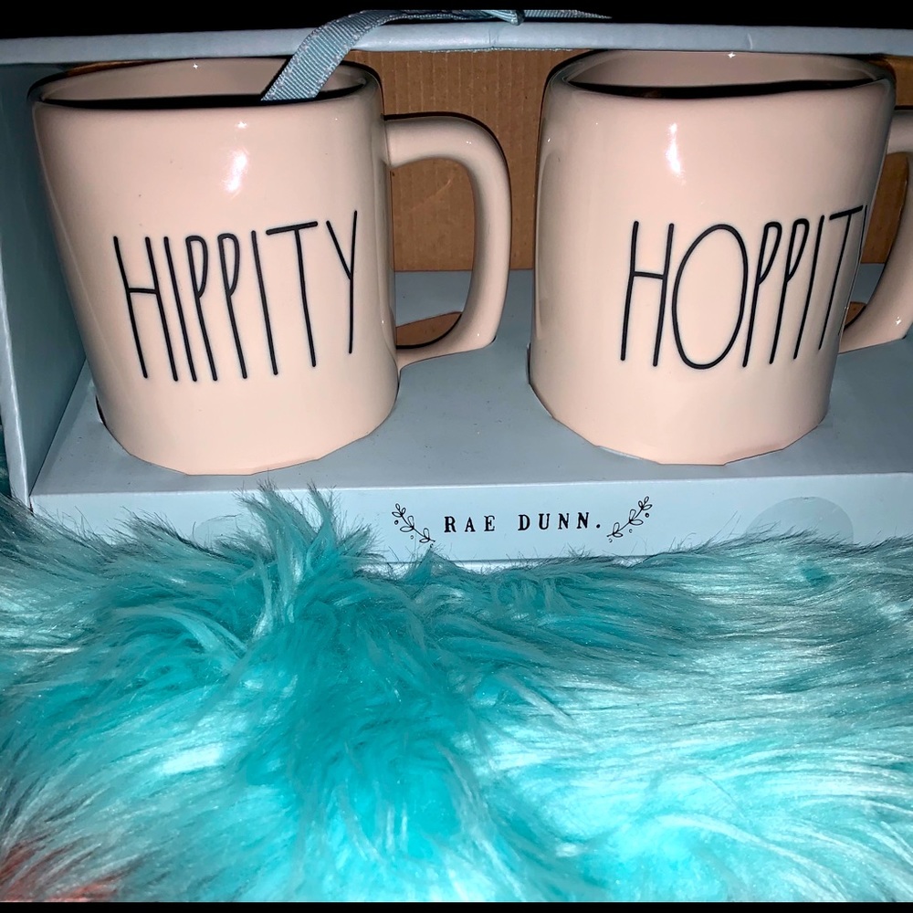 Rae Dunn Mug Set (Hippity, Hoppity) NWT